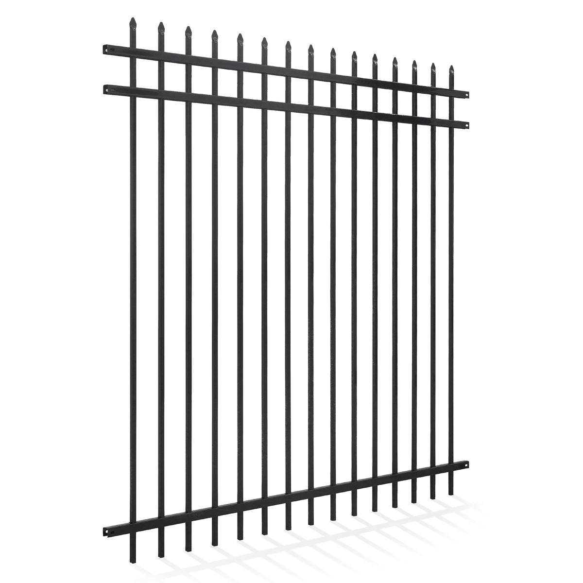 Panel de valla de barrera Pinnacle de servicio pesado de 6 pies de alto x 6 pies de ancho, varias opciones