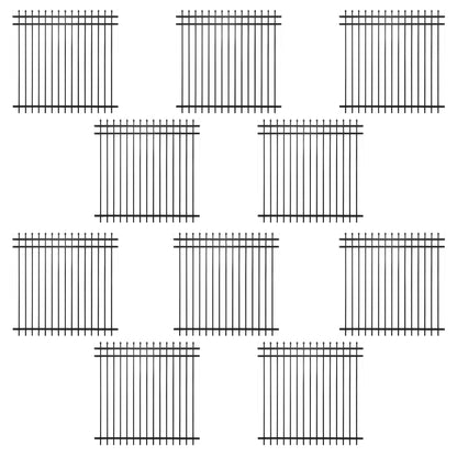 Panel de valla de barrera Pinnacle de servicio pesado de 6 pies de alto x 6 pies de ancho, varias opciones