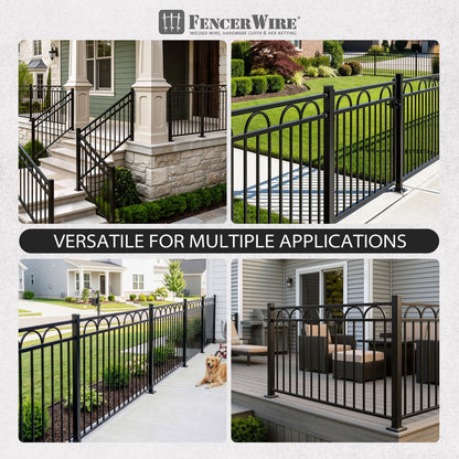Heavy Duty Metal Fence Post Base, Multiple Options