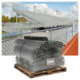 Copy of 5ft. Height 11.5 Gauge Galvanized Steel Chain Link Fence Kit w/Fence Fabric, Gate, Posts, Top Rails & Hardware, Multiple Options