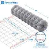 Copy of Cattle Panel Fence, 15/13.5 Gauge Graduated Mesh Farm Fence Roll, Multiple Size Options
