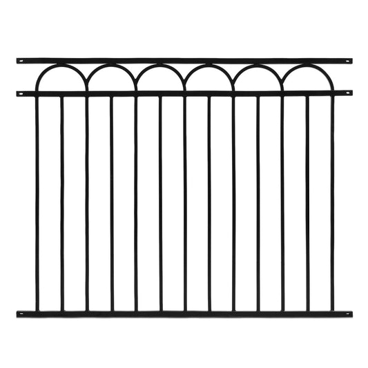 4FT Height X 5FT Width Heavy Duty Arc Fence Barrier Panel, Multiple Options