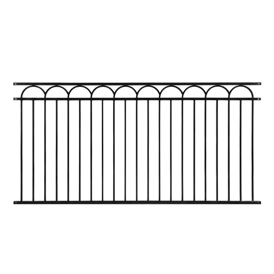 4FT Height X 8FT Width Heavy Duty Arc Fence Barrier Panel, Multiple Options