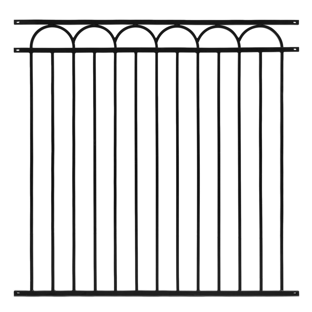 5FT Height X 5FT Width Heavy Duty Arc Fence Barrier Panel, Multiple Options