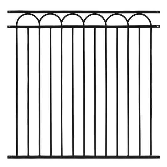 5FT Height X 5FT Width Heavy Duty Arc Fence Barrier Panel, Multiple Options