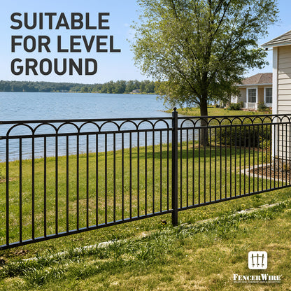 5FT Height X 8FT Width Heavy Duty Arc Fence Barrier Panel, Multiple Options
