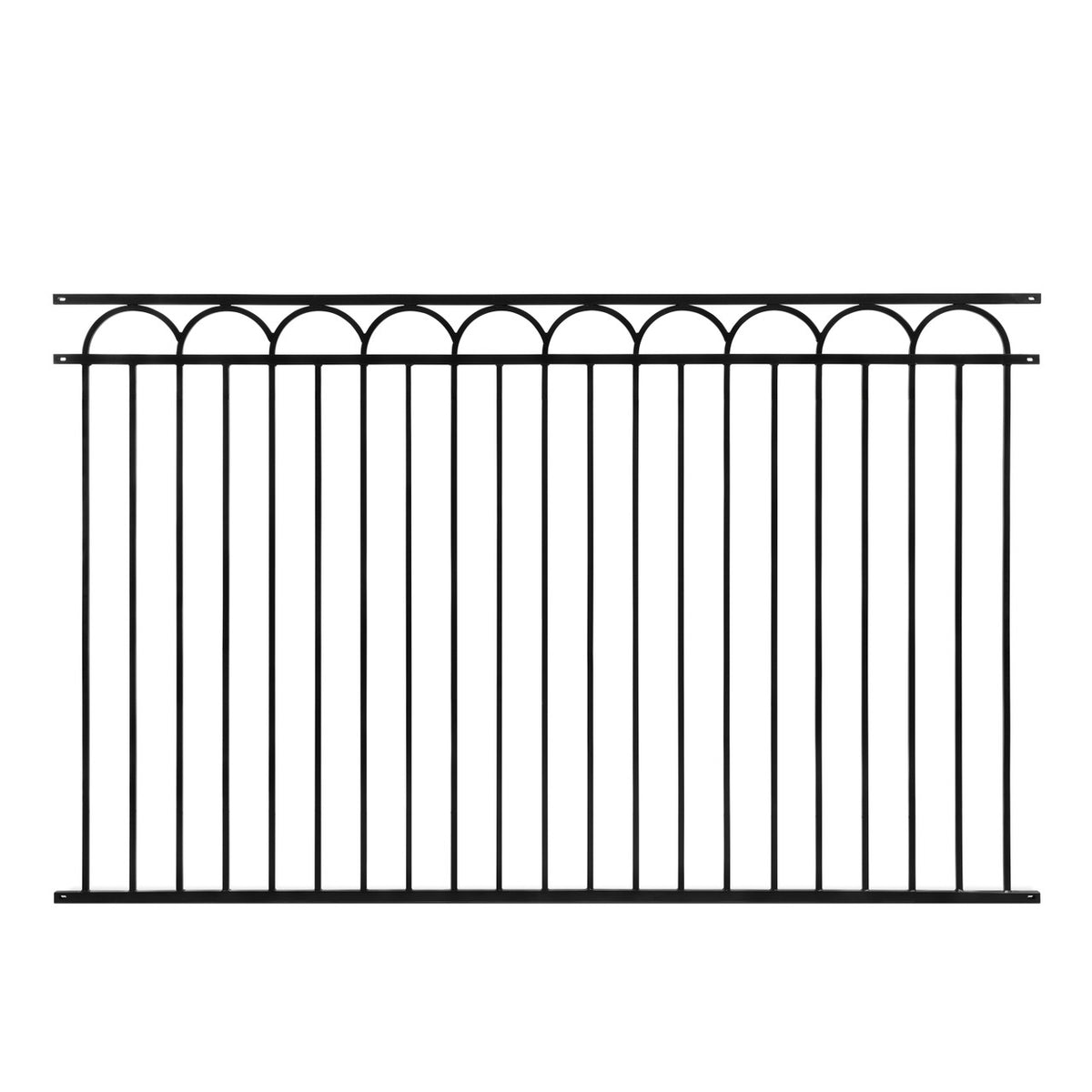 5FT Height X 8FT Width Heavy Duty Arc Fence Barrier Panel, Multiple Options