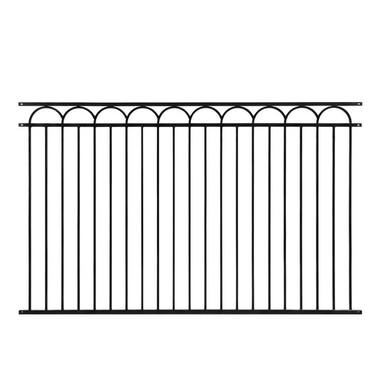 5FT Height X 8FT Width Heavy Duty Arc Fence Barrier Panel, Multiple Options