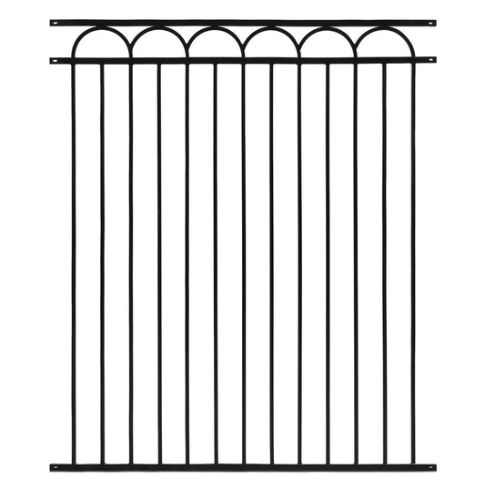 6FT Height X 5FT Width Heavy Duty Arc Fence Barrier Panel, Multiple Options