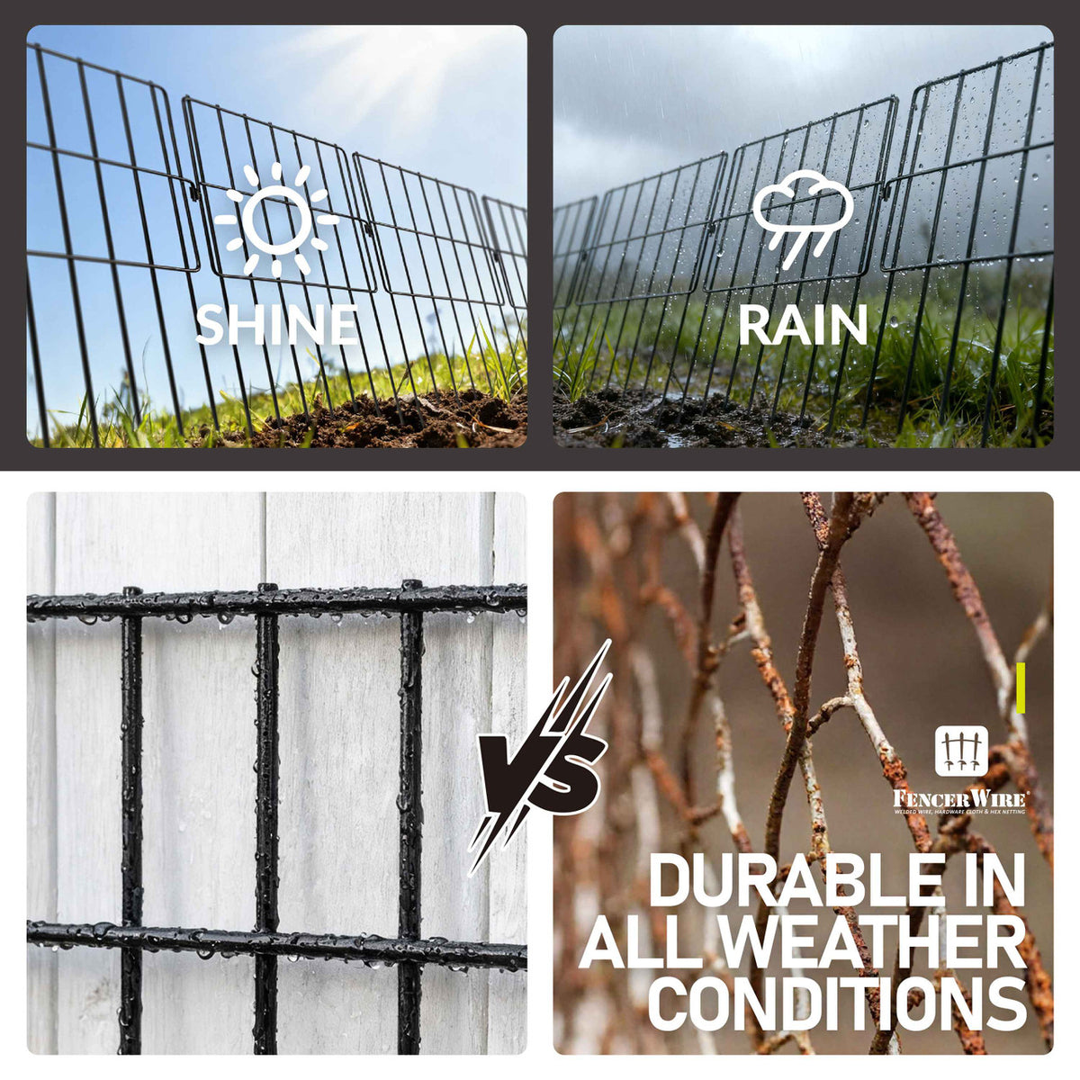 Garden Animal Barrier Fences, Outdoor Deterrent for Yard Patio, Anti Dig Pet Guard for Dogs, 16"H x 12"W No Digging Garden Panels, Under Fence Barrier with 1.5" Gap, Multiple Options