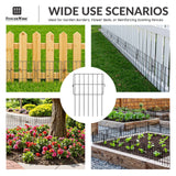 Garden Animal Barrier Fences, Outdoor Deterrent for Yard Patio, Anti Dig Pet Guard for Dogs, 16"H x 12"W No Digging Garden Panels, Under Fence Barrier with 1.5" Gap, Multiple Options