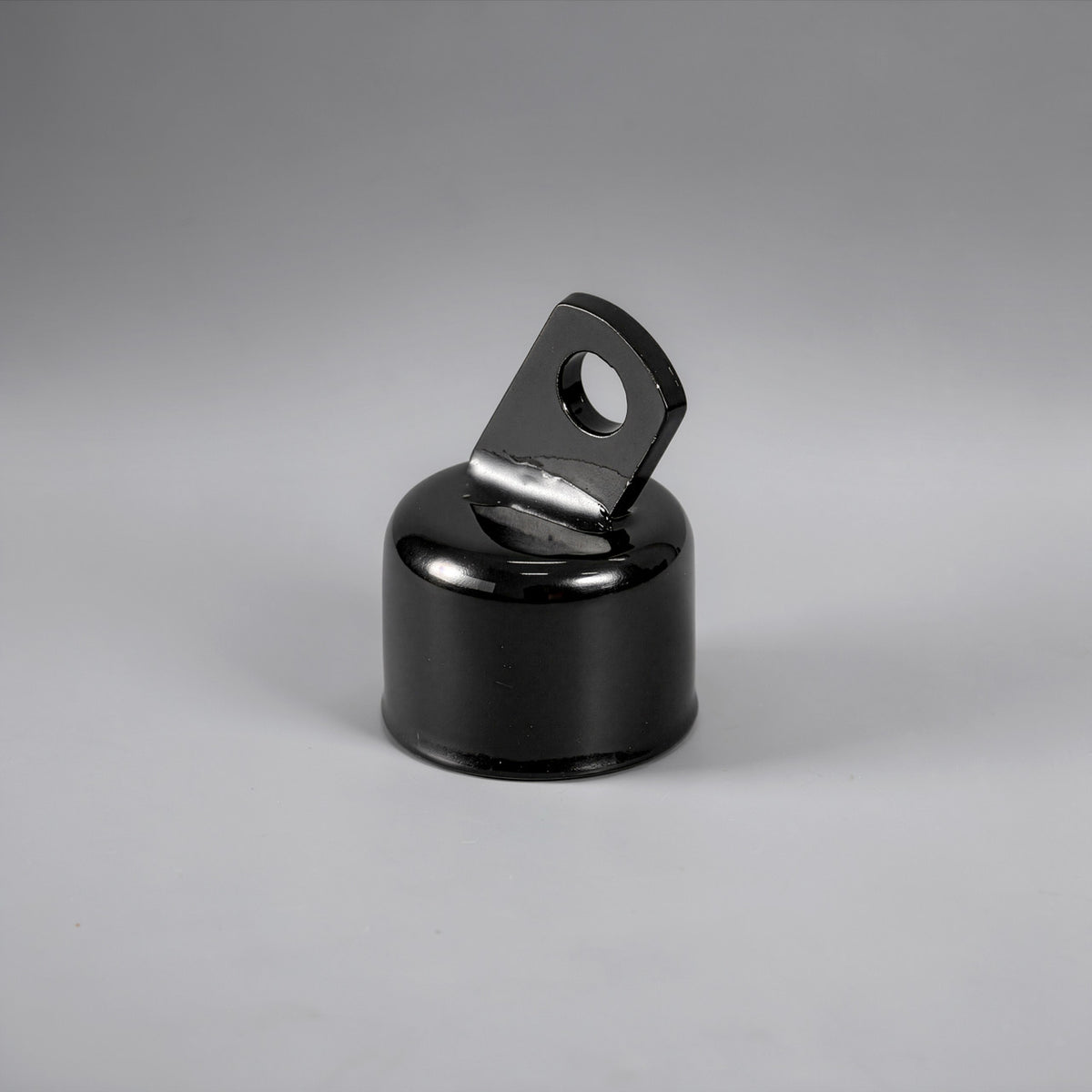 Terminal de Gradil Superior Preto de 1-5/8", Tampa de Terminal para Tubo com Diâmetro Externo de 1-5/8", Múltiplas Opções