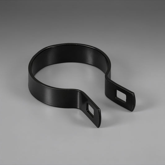Black Galvanized Brace Band for 2-3/8" Outside Diameter Post with Bolt & Nut, Multi-options