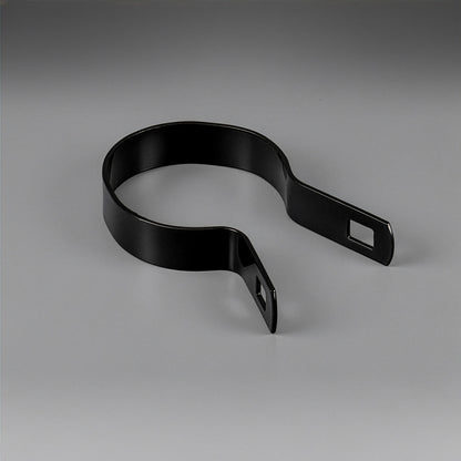 Black Galvanized Tension Band for 2-3/8" Outside Diameter Post with Bolt & Nut, Multi-options