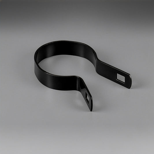 Black Galvanized Tension Band for 2-3/8" Outside Diameter Post with Bolt & Nut, Multi-options
