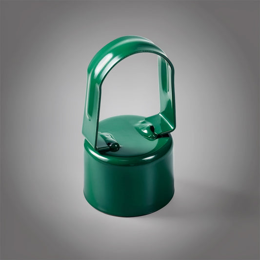 Green Galvanized Chain Link Fence Eye Top Rail Cap, Use for 1-7/8" Outside Diameter Post and 1-5/8" Top Rail, Multi-options