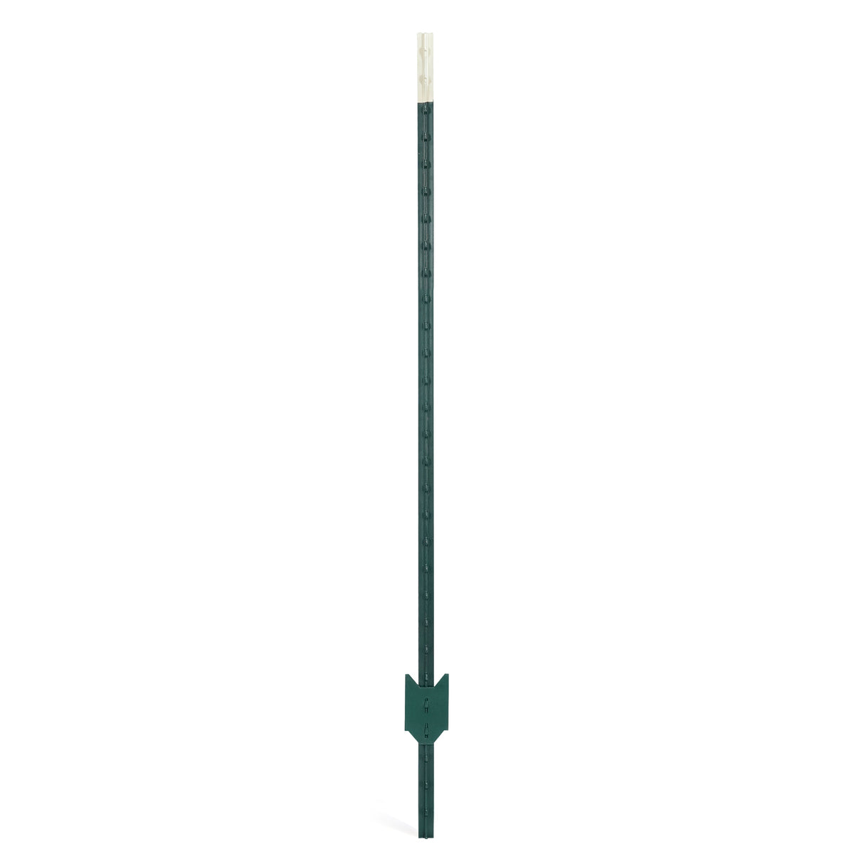 7FT No Dig Steel T-Post with T-Channel and Anchor Plate, Multiple Options