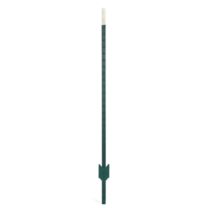 7FT No Dig Steel T-Post with T-Channel and Anchor Plate, Multiple Options