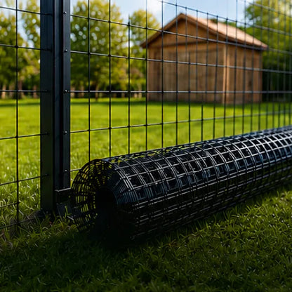 2-Rail Vinyl Ranch Fence Kit with 3ft H x 4ft W Gate, 5ft Posts & 8ft Rails, Multiple Options